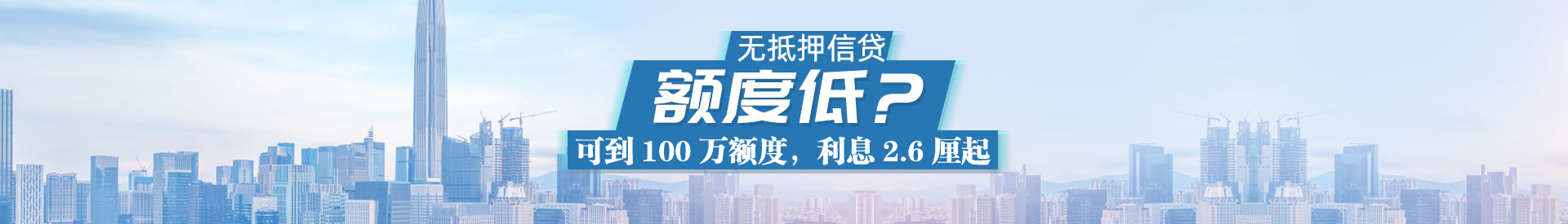 个人信用贷款